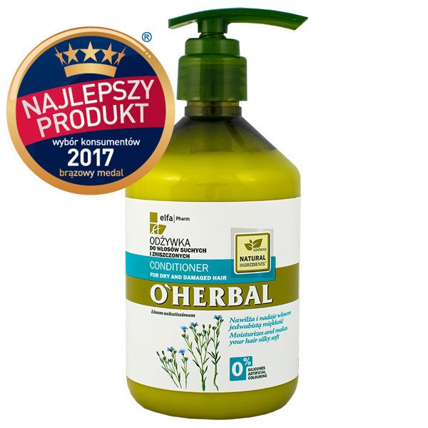 o herbal odżywka do włosów suchych