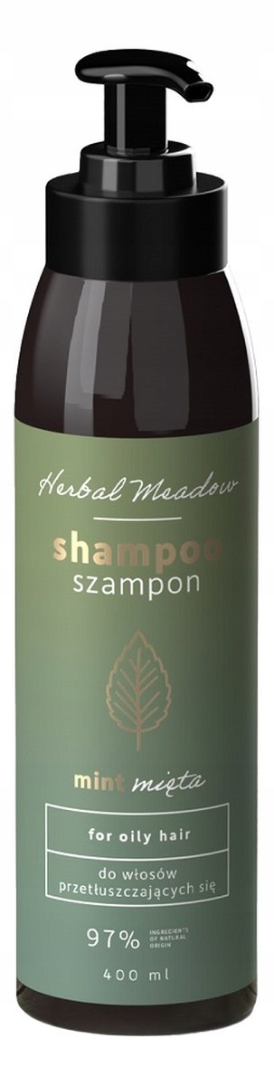 o herbal szampon ekstrakt z mięty włosy przetłuszczające się