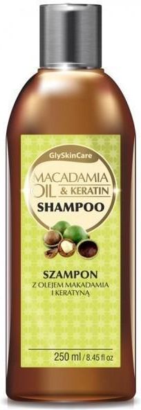 odbudowujący szampon do włosów z olejem macadamia i keratyną