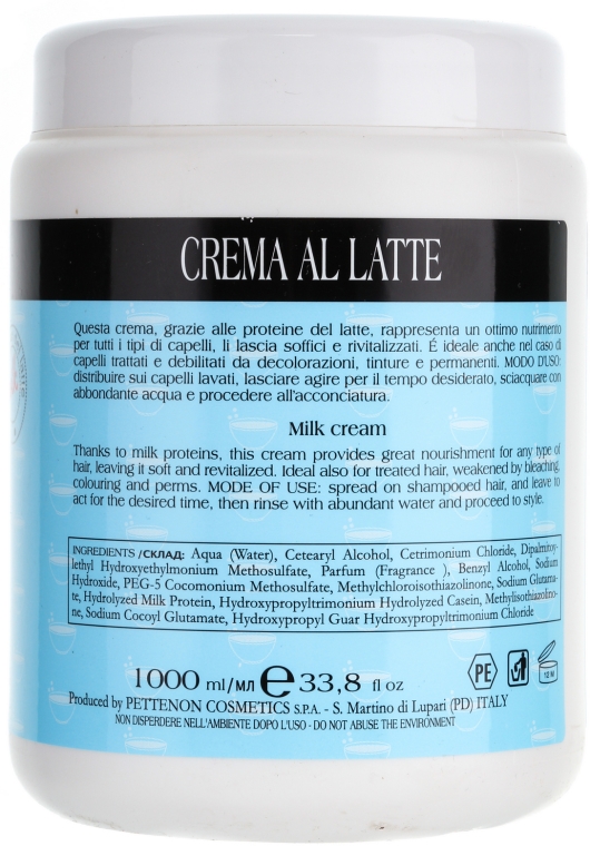 odżywka do włosów crema al latte serical krem mleczny