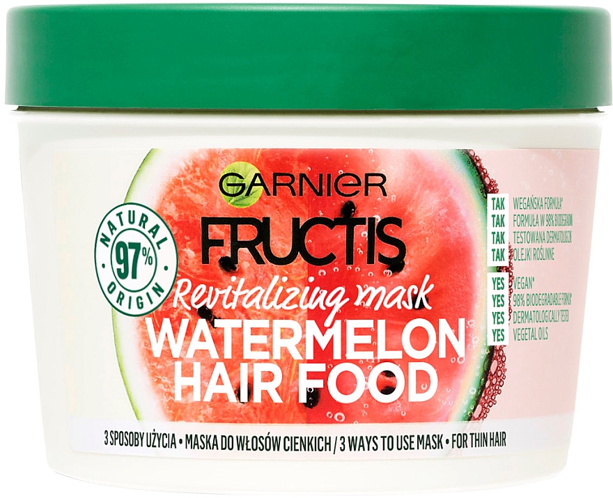 odżywka do włosów garnier fructis hair food