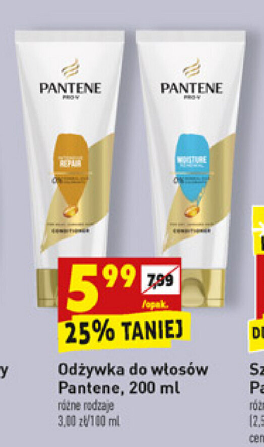 odżywka do włosów pantene biedronka