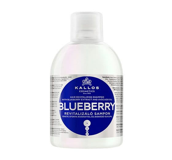 okallos blueberry rewitalizujący szampon do włosów 1000ml opinie