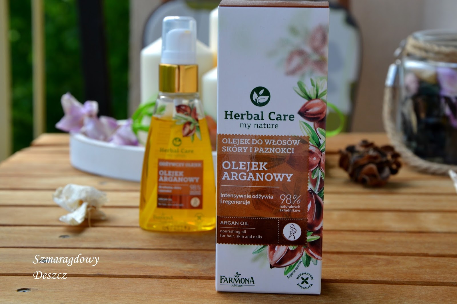 olejek arganowy do włosów i paznokci herbal care