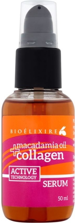 olejek macadamia z colagenem do włosów