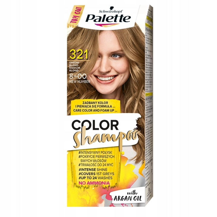 palette szampon 24 mycia sredni blond