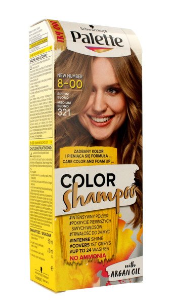 palette szampon koloryzujący średni blond 321