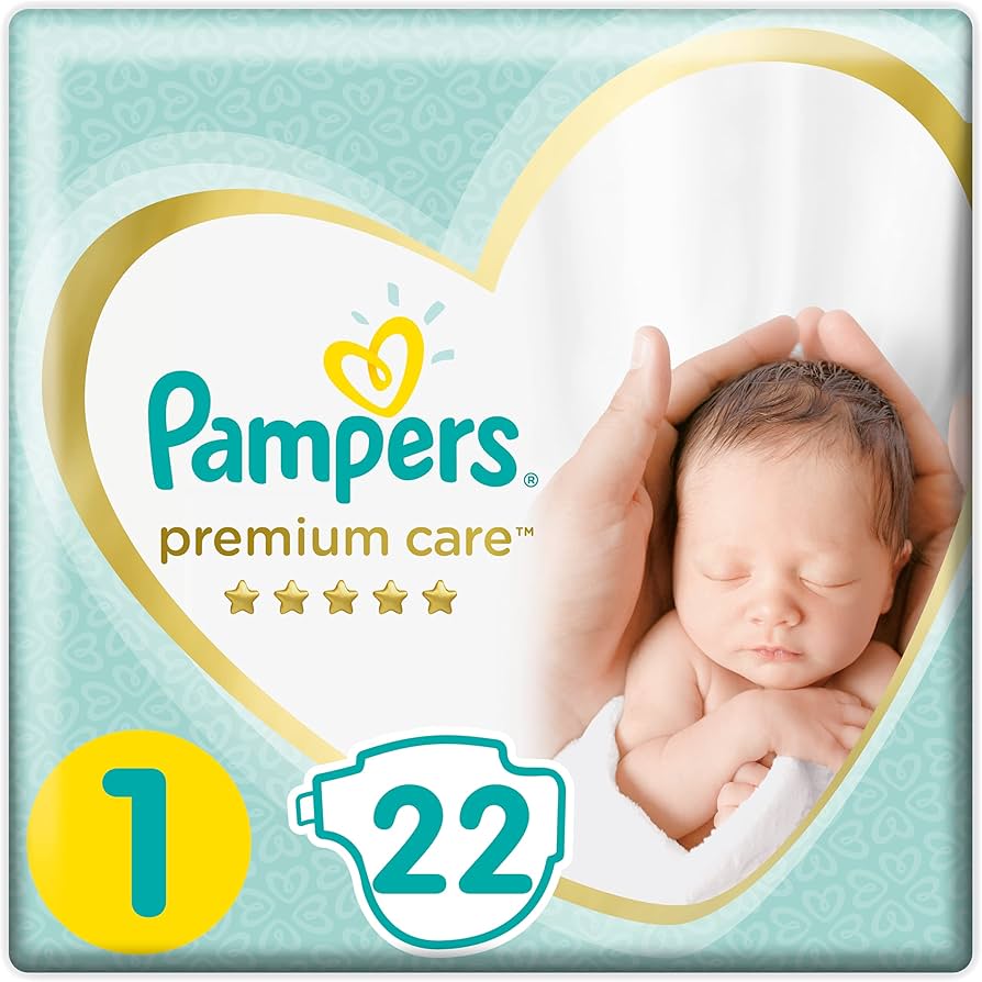 pampers 0 premium care 1 22 szt