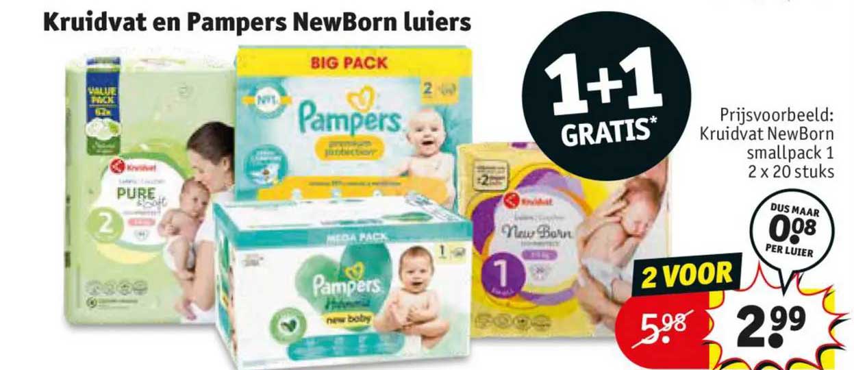 pampers 1 1 gratis