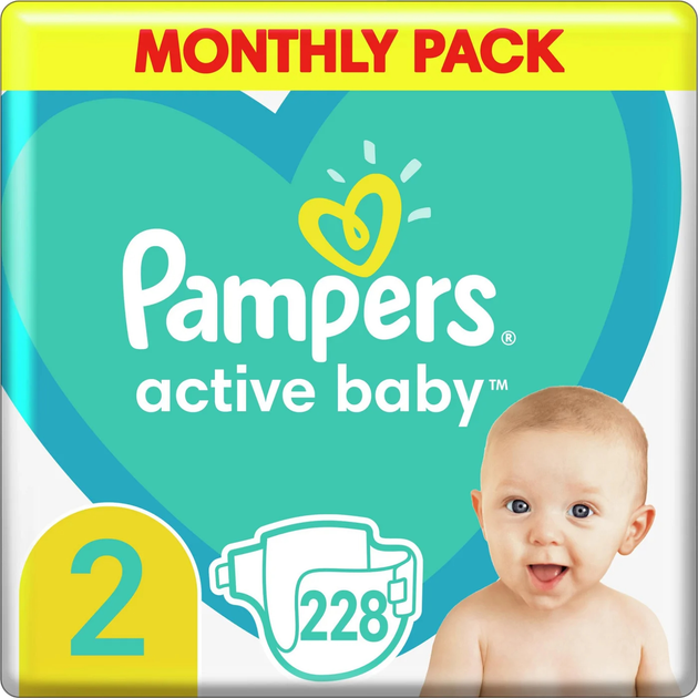 pampers 2 228 szt