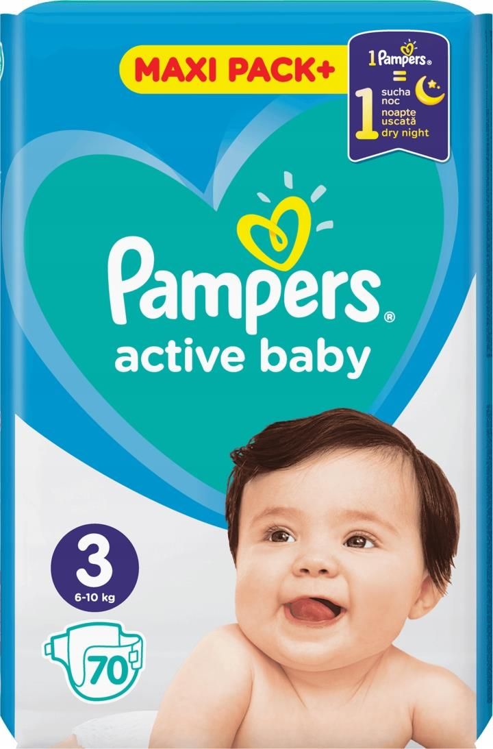 pampers 3 70 szt cena