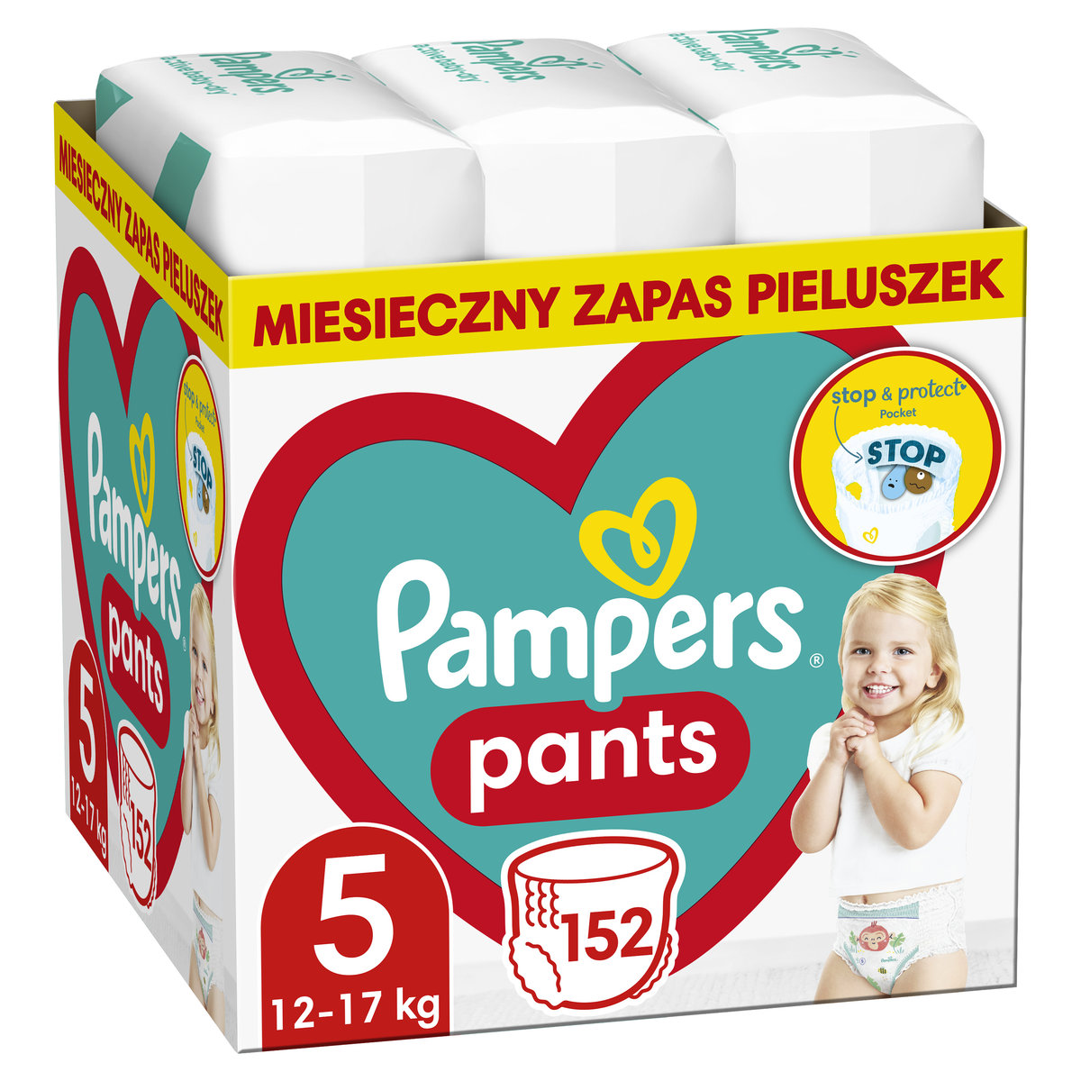 pampers 4+ 152 szt