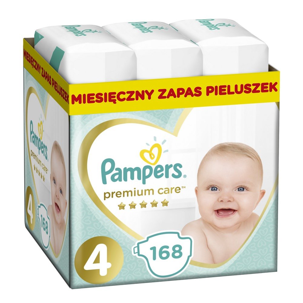 pampers 4 168 sztuk