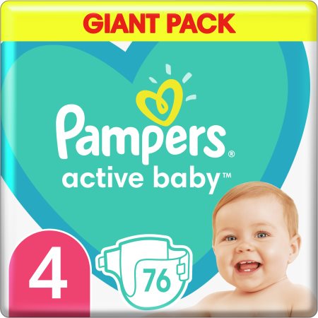 pampers 4 active baby