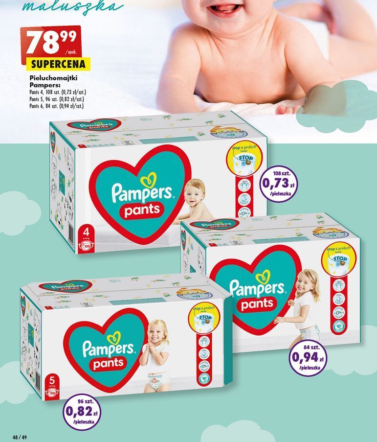 pampers 4 biedronka