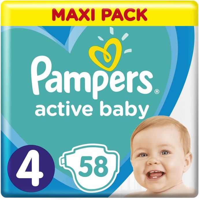 pampers 4 cena 58 sztuk