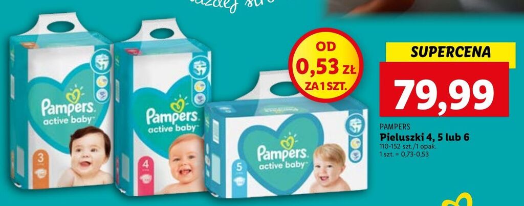 pampers 4 promocja lidl