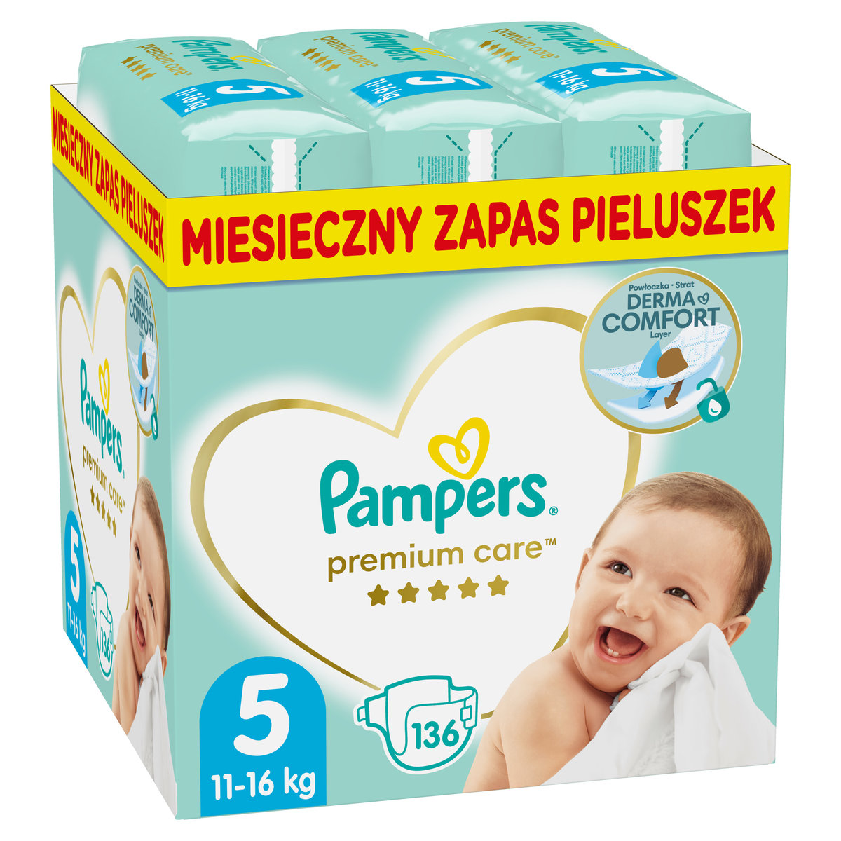 pampers 5 premium zapas na miesiąc