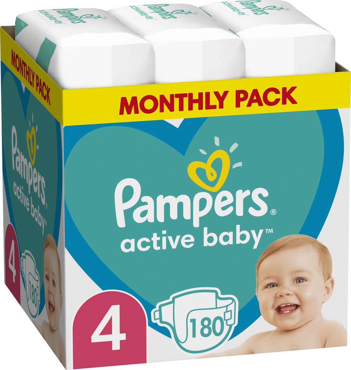 pampers actieve baby 4