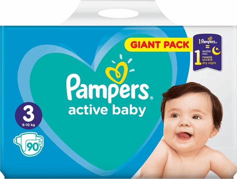 pampers active baby 5 90 szt