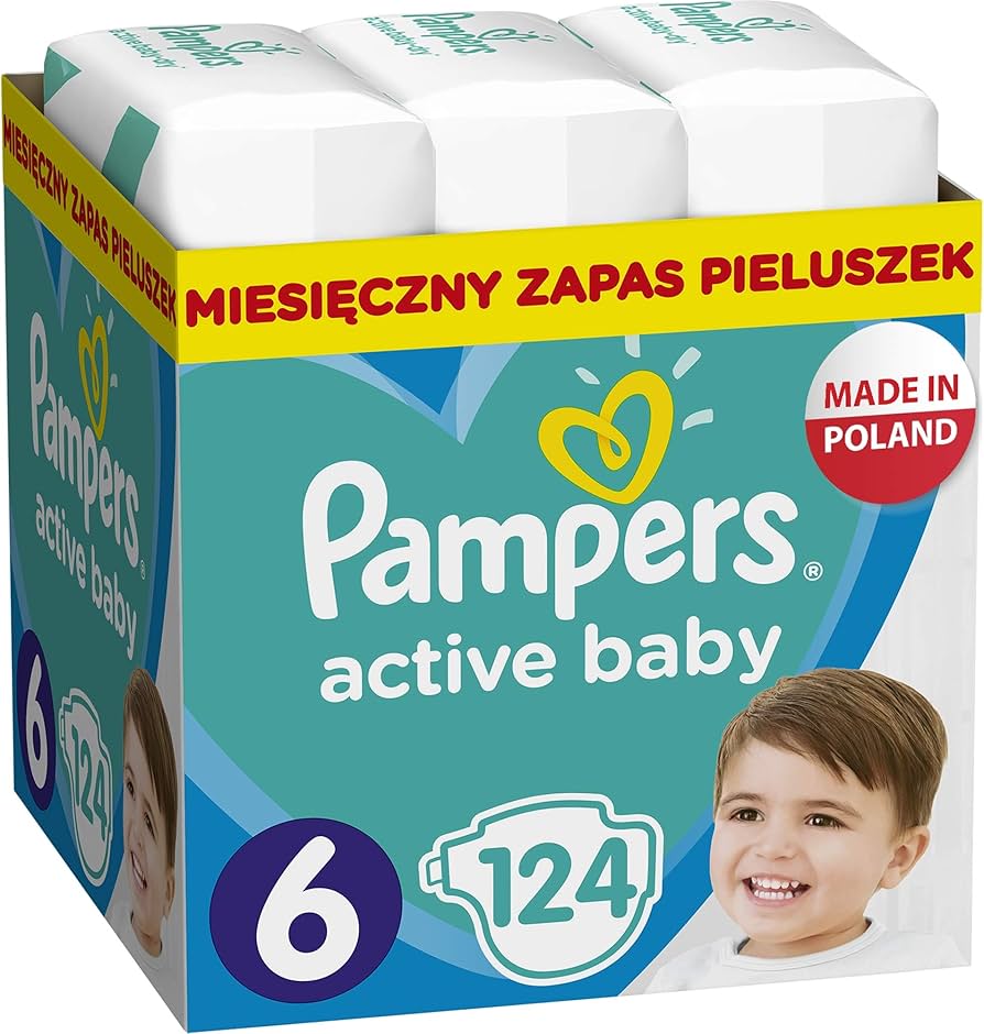 pampers active baby 6 124