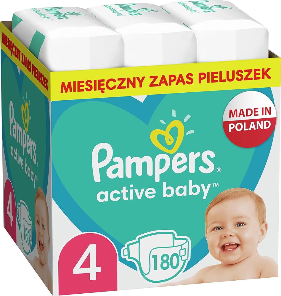 pampers active baby dry 4 monthly pack