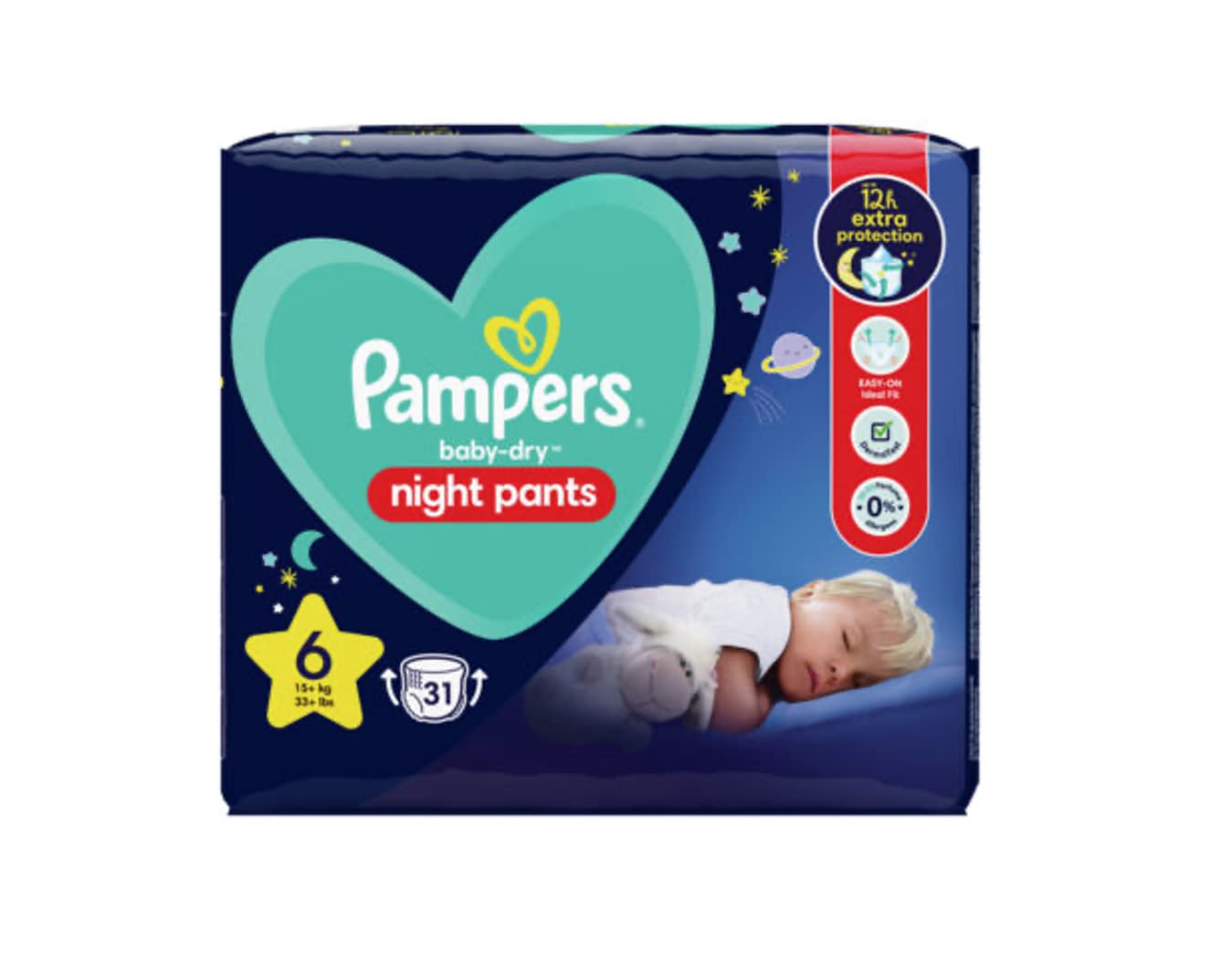 pampers baby dry 6 opinie 33 sztuki