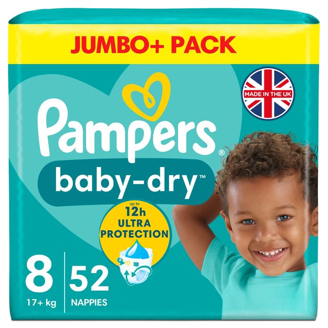 pampers baby dry 8