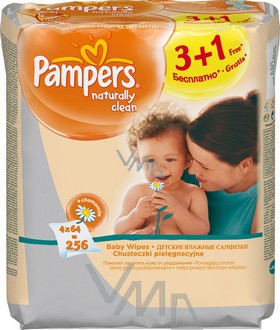 pampers chusteczki 4x64