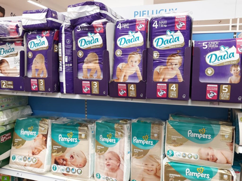 pampers czy dada które lepsze