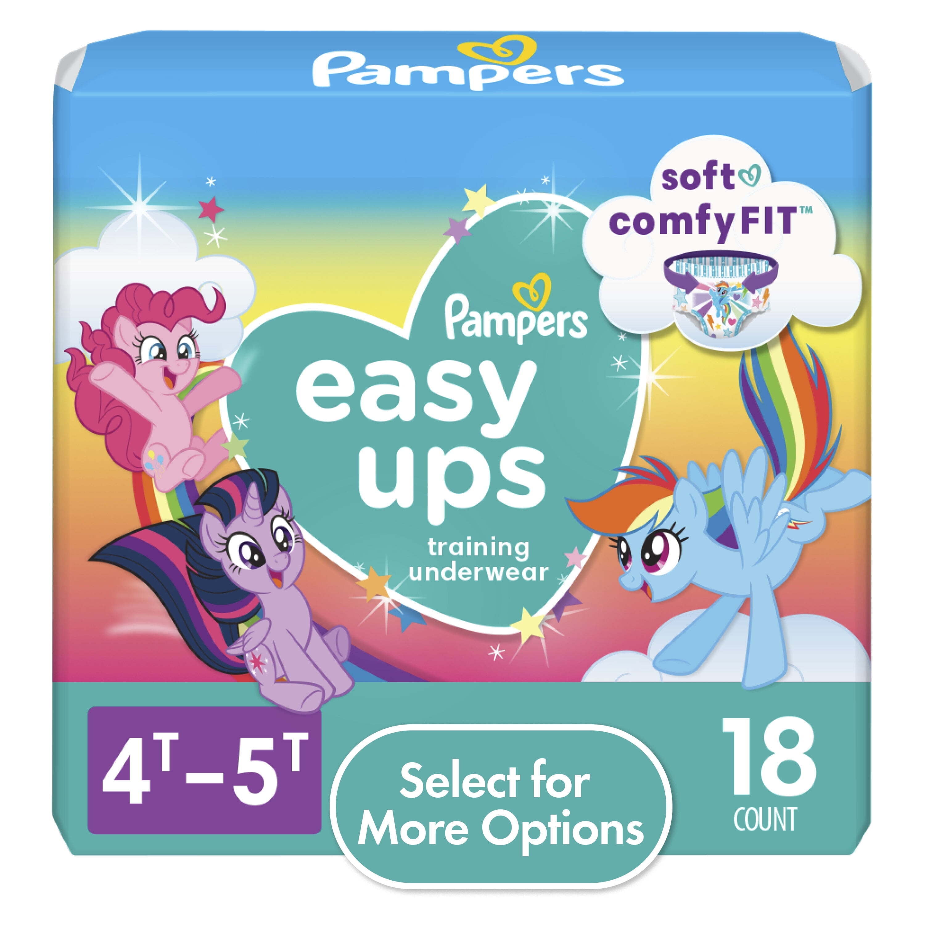 pampers easy ups girl size6