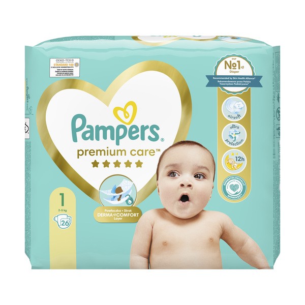 pampers male opakowanie