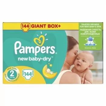 pampers new baby 2 pieluchy 144 s