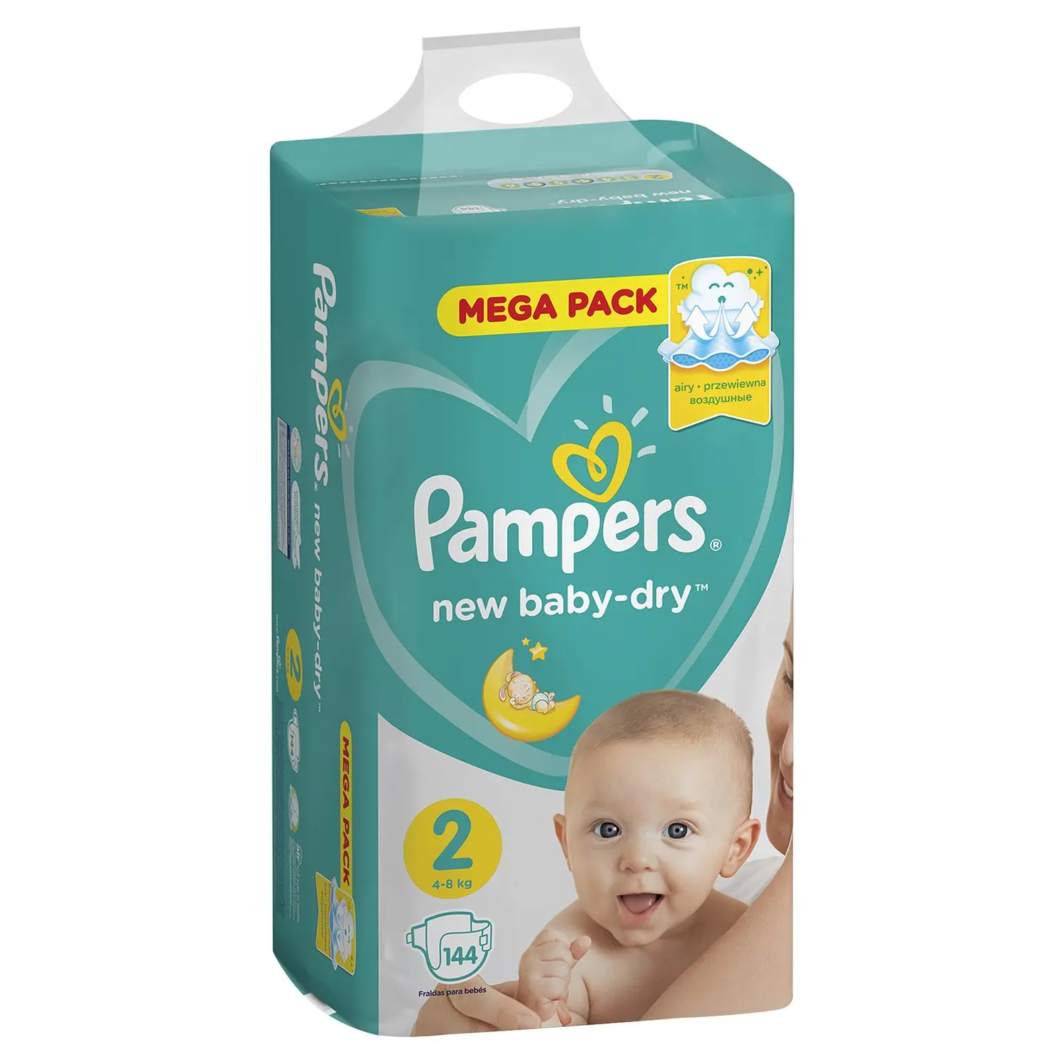 pampers new baby dry 2 144