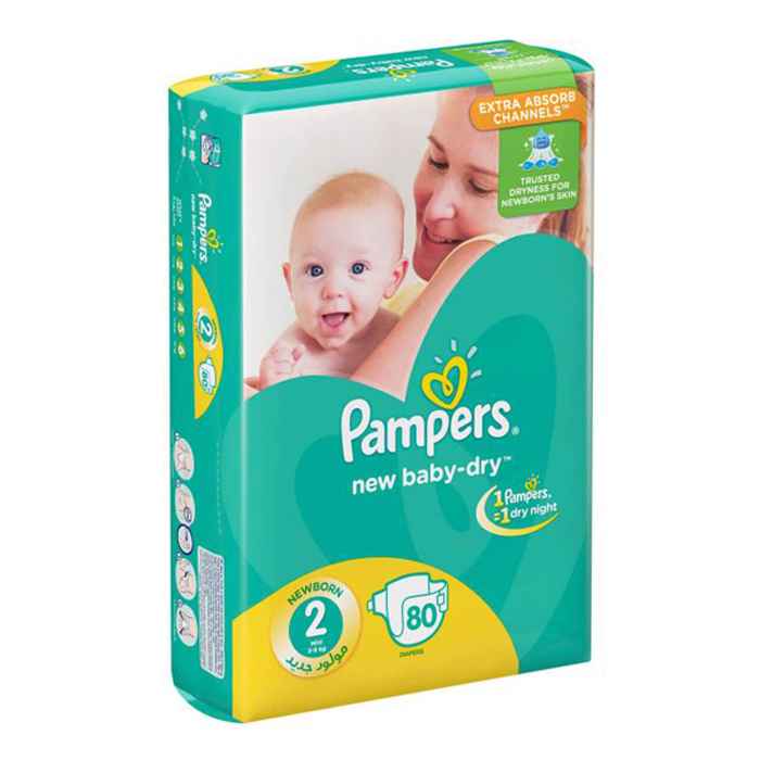 pampers new baby dry 2 80 szt