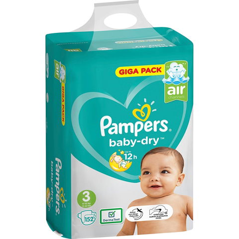 pampers new baby dry giga