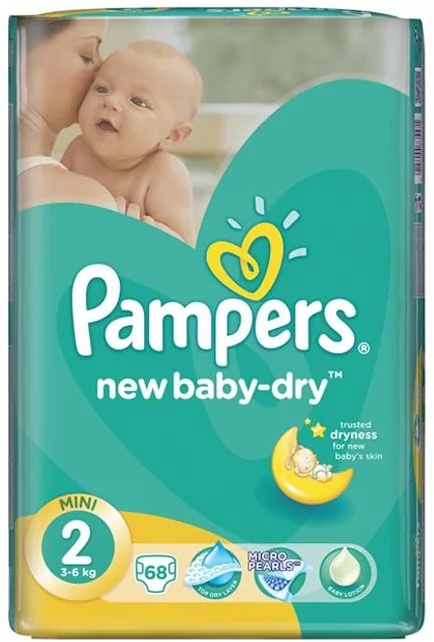 pampers new baby-dry pieluchy 2