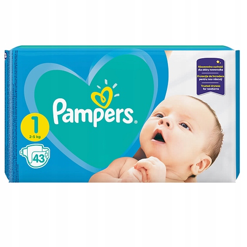 pampers new baby-dry pieluchy nr 2