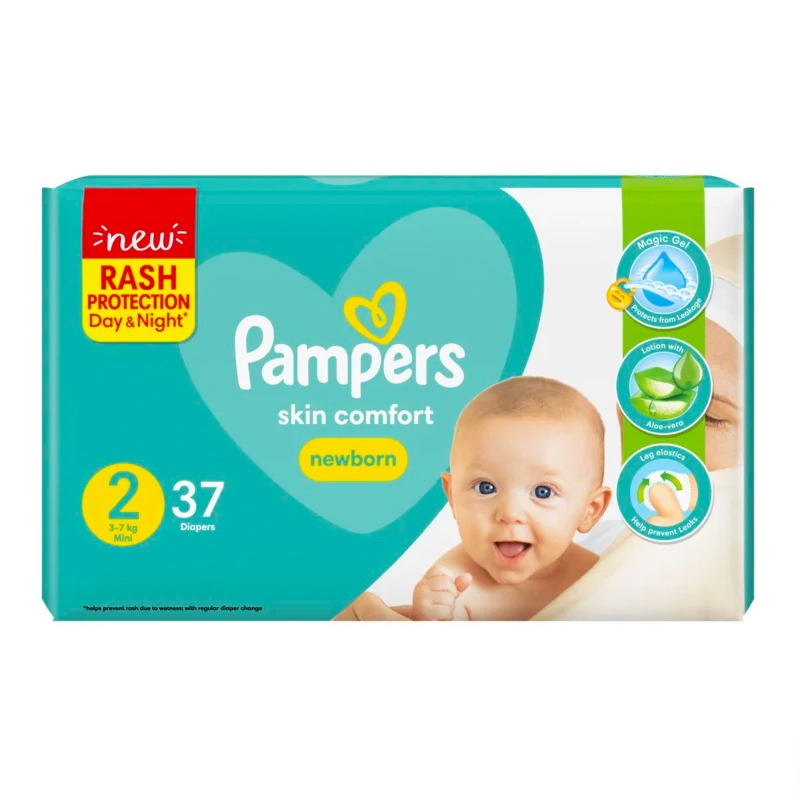 pampers new baby super soft and dry