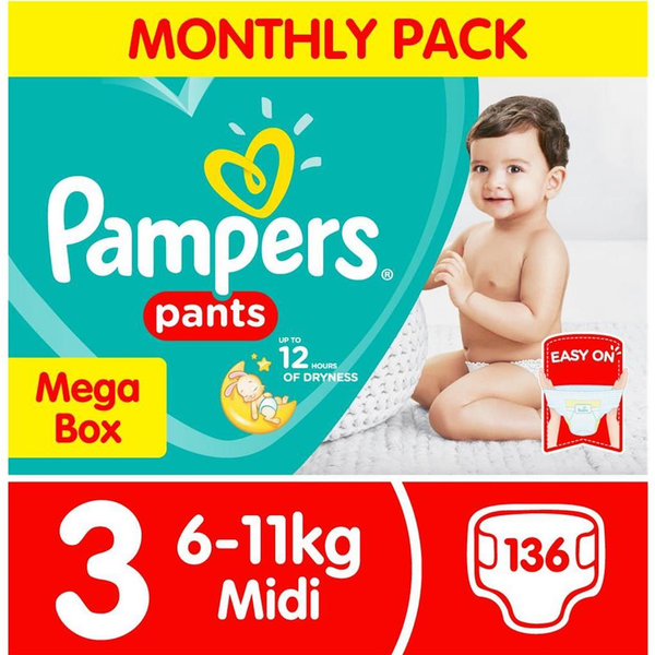 pampers pants 3 120 szt