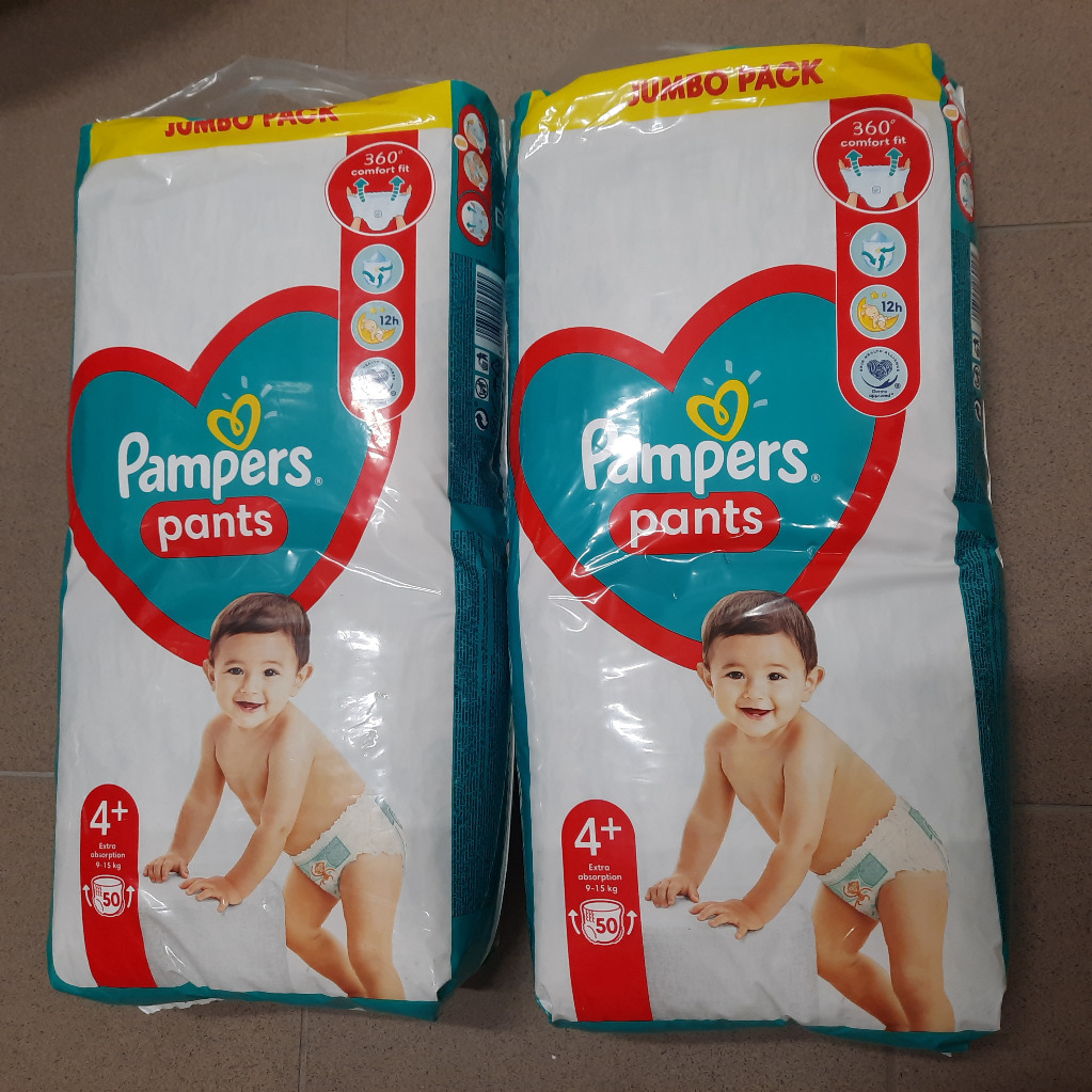 pampers pants 4 100 sztuk