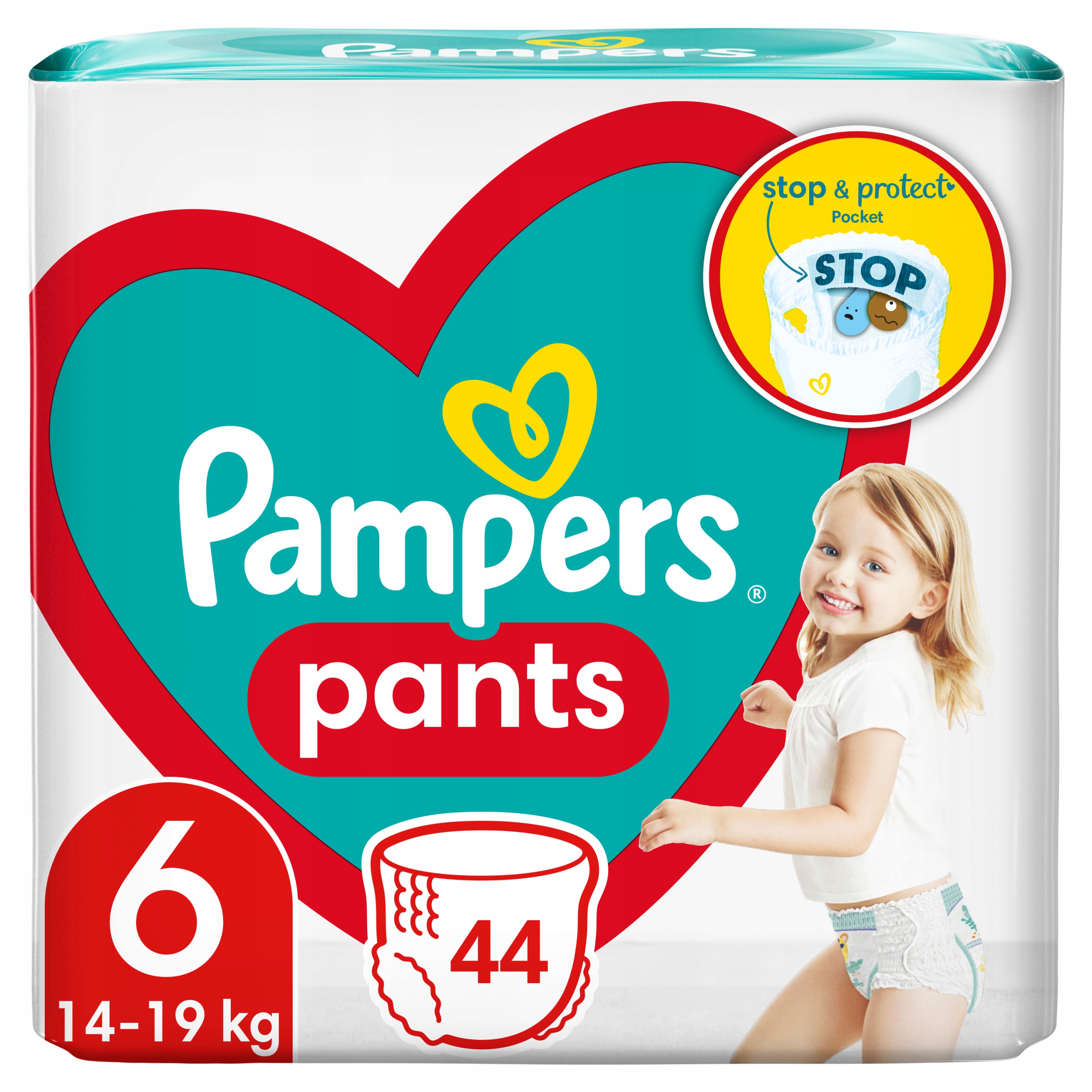 pampers pieluchomajtki 6