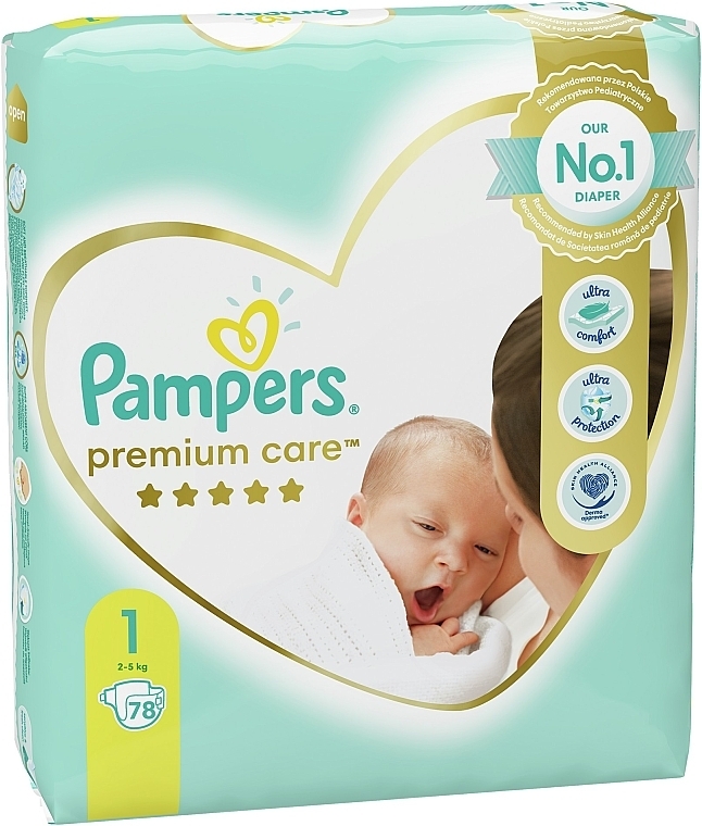 pampers premium care 1 78 szt rossmann