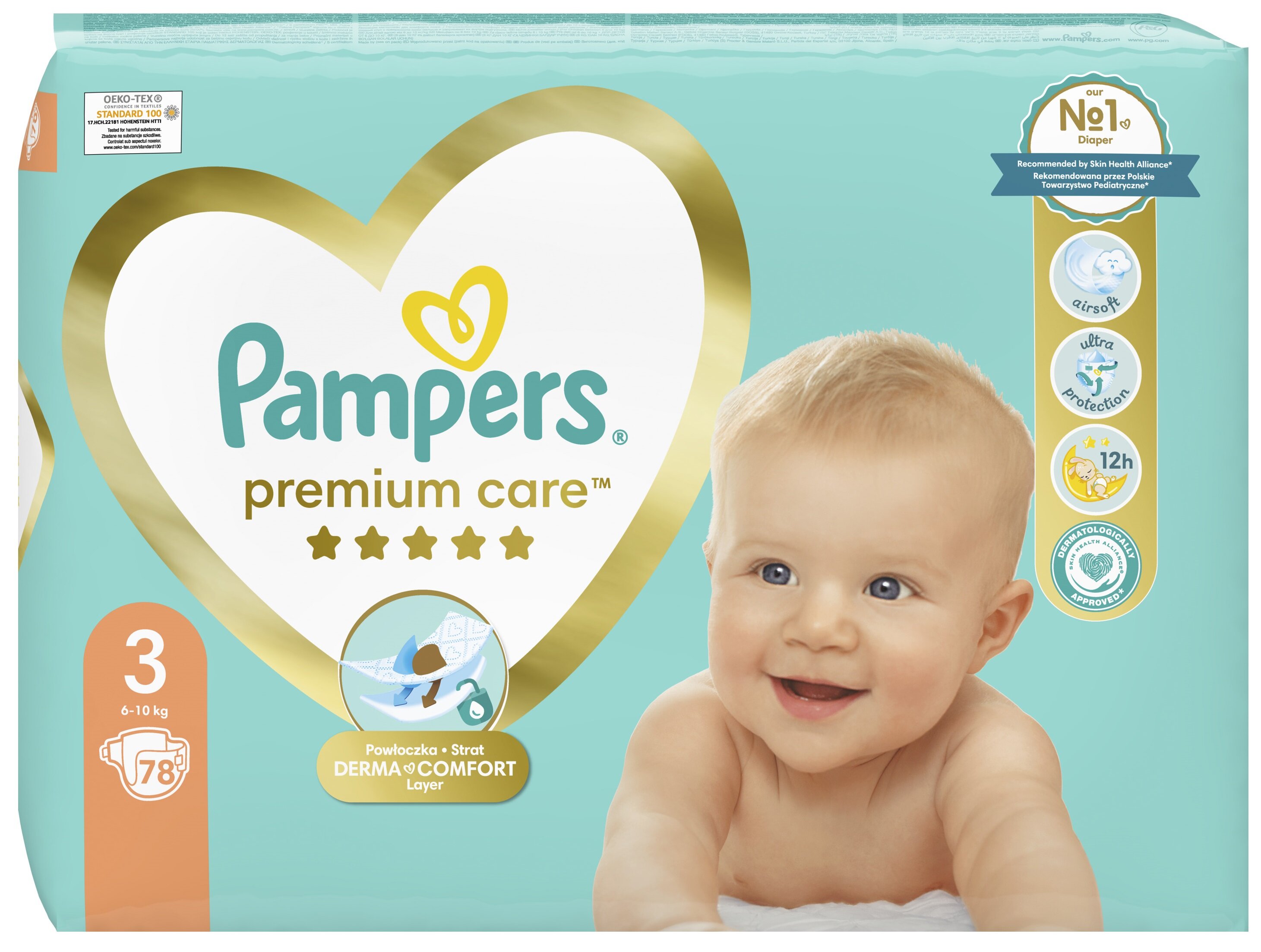 pampers premium care nr 3 biedronka