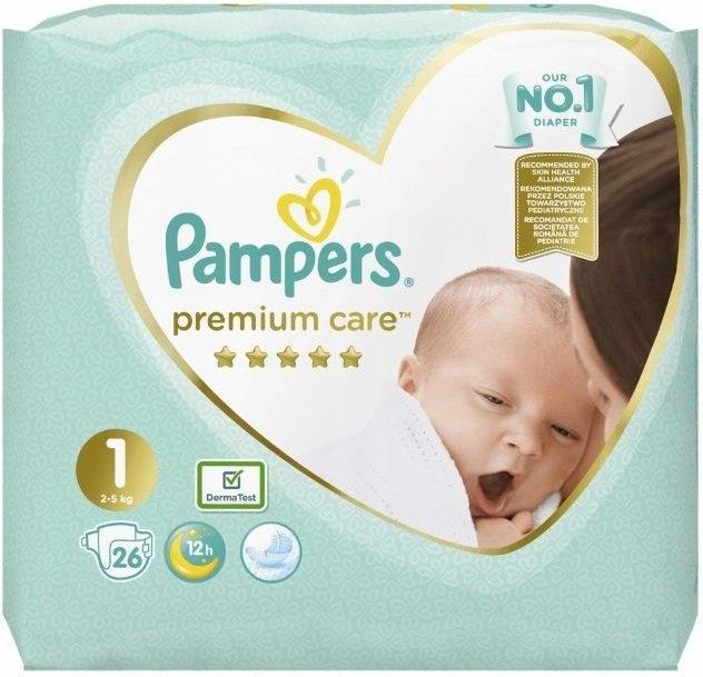 pampers premium care pieluchy rozmiar 1 newborn 2-5kg 78 sztuk