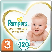 pampers premium care rozmiar 3 120