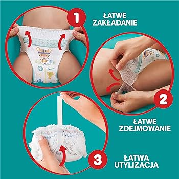 pampers przód tył