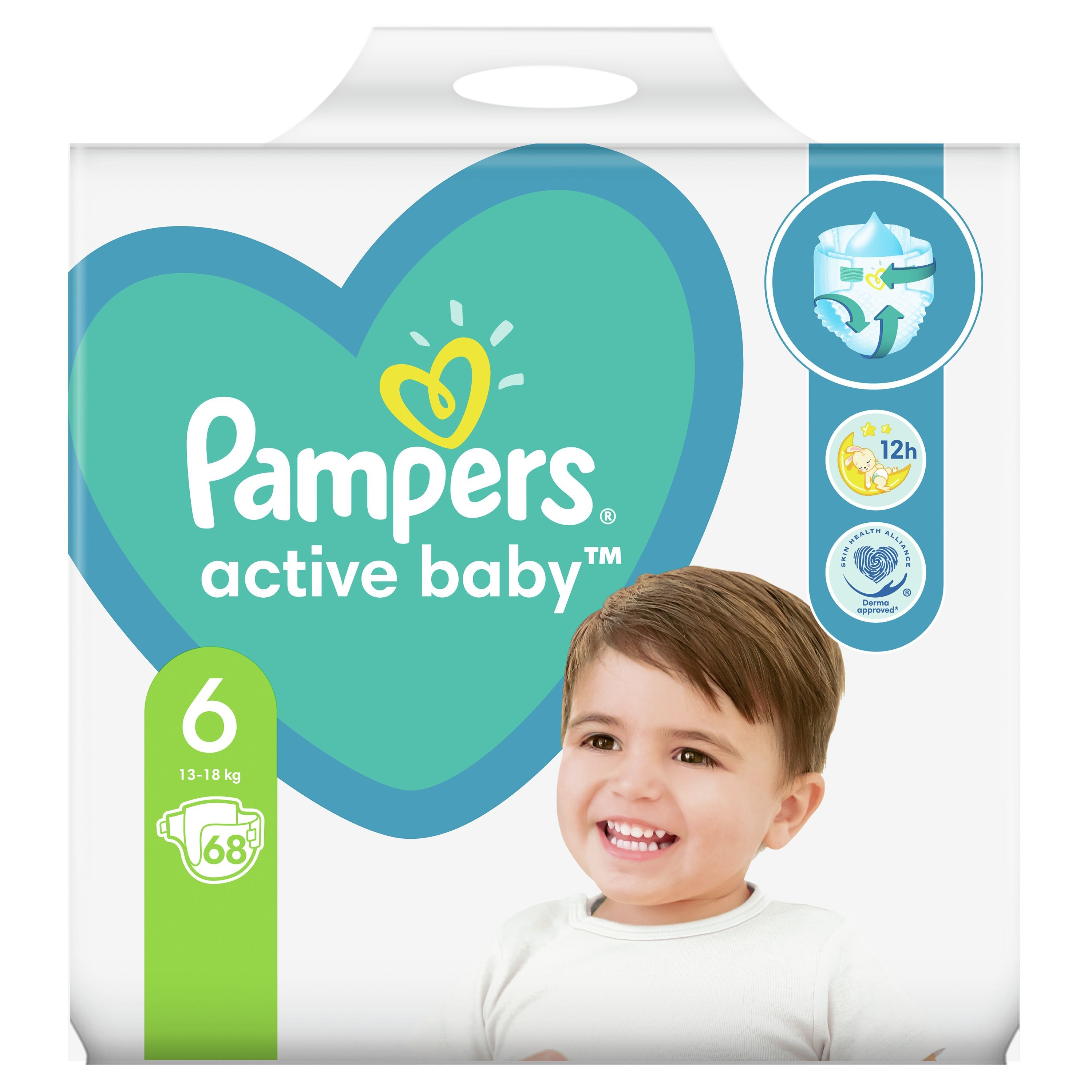 pampers roz 6 active baby dry 43 szt