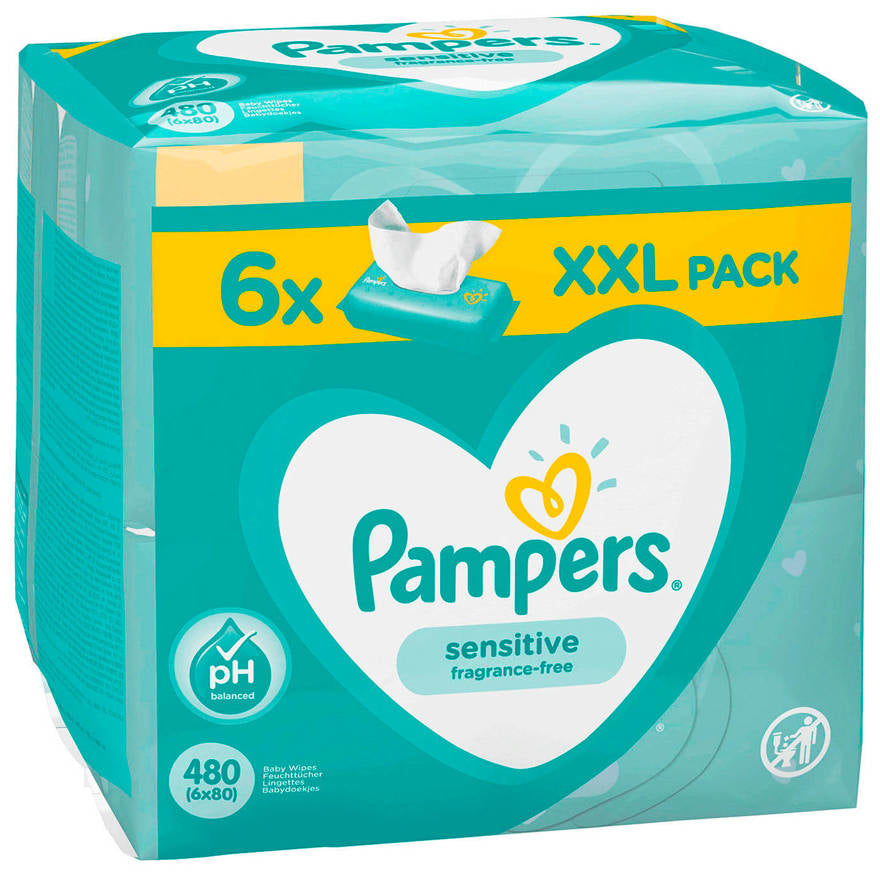 pampers sensitive 6 pak