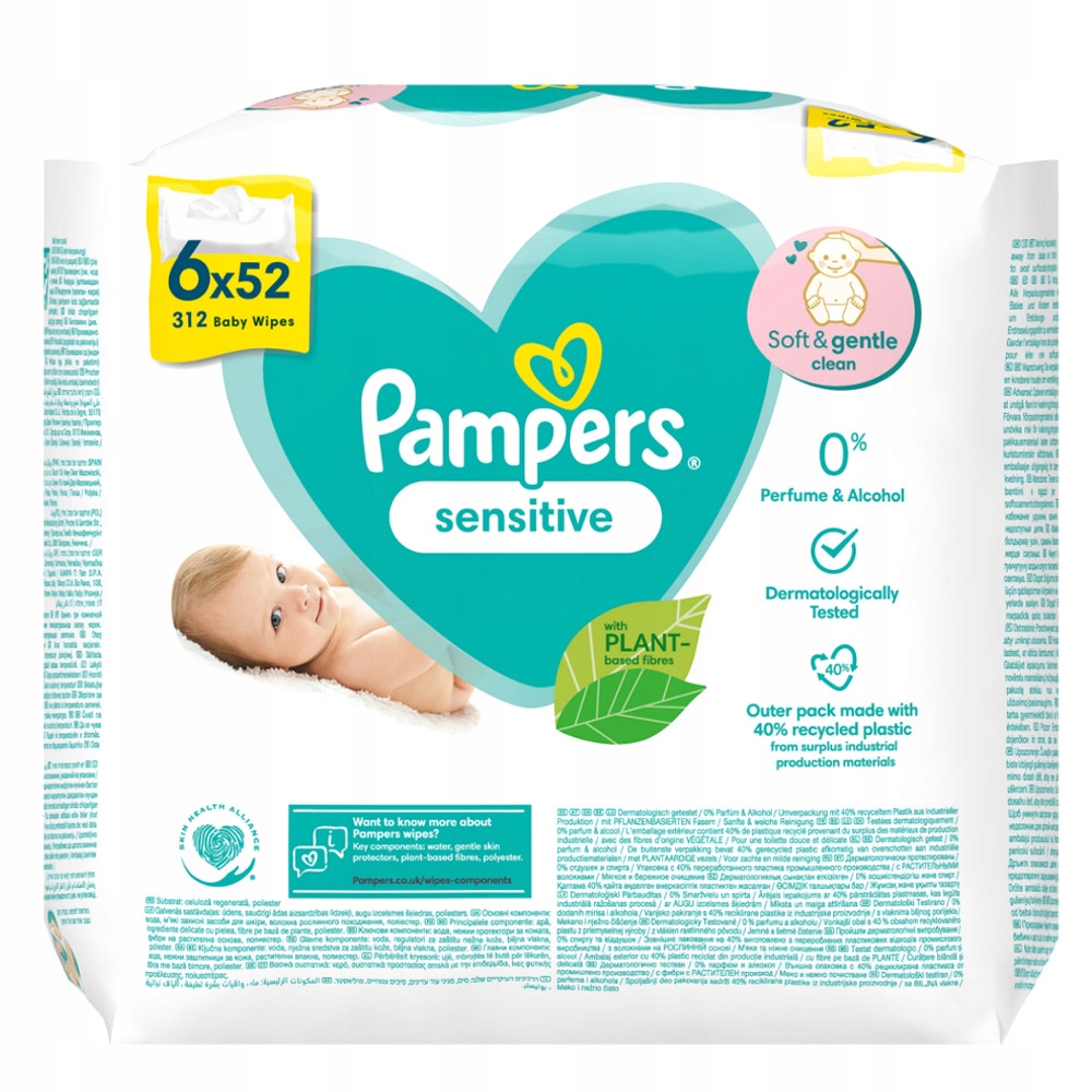 pampers sensitive allegro